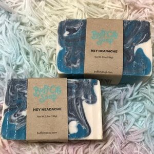 Buff City Soap Bath Bars! Scent: Hey Headache